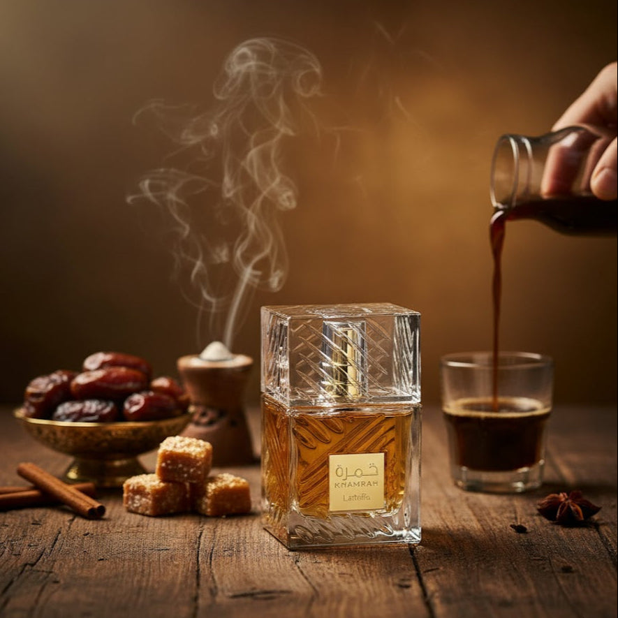 LATTAFA Khamrah Qahwa | 100ML Eau de Parfum para Hombre