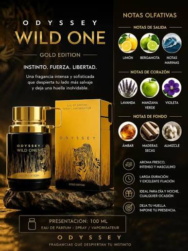 Odyssey Wild One Gold Edition Armaf para Hombres EDP 100 ML