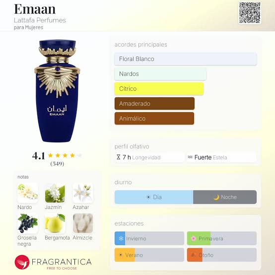 Lattafa Emaan Perfume Unisex 100ml