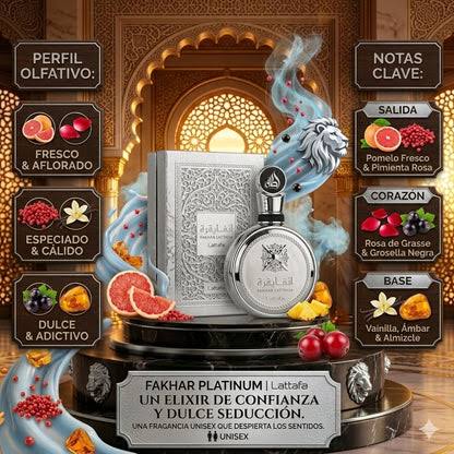 Fakhar Platin Lattafa Perfumes para Hombres EDP 100 ML